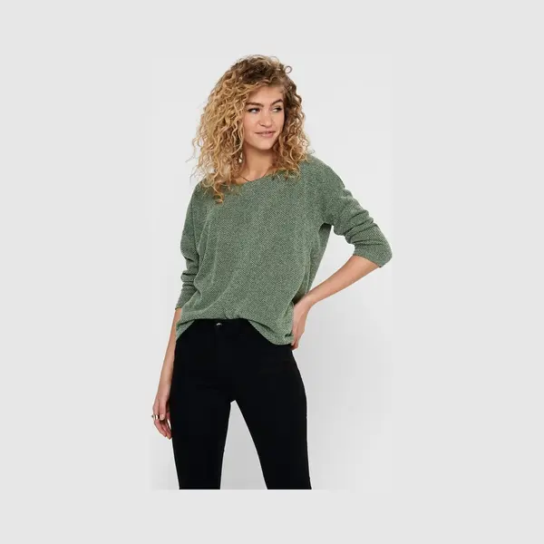 ONLY Nur 15177776 Oberteil (Kleidung) Runder Ausschnitt 3/4 Ärmel Elasthan, Polyester thumbnail
