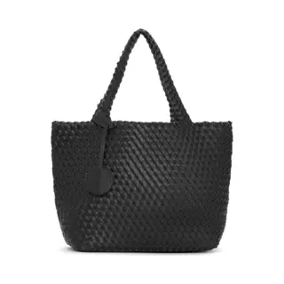 Ilse Jacobsen Hornbaek Woven Tote Bag 08, Black, One Size, Travel Tote
