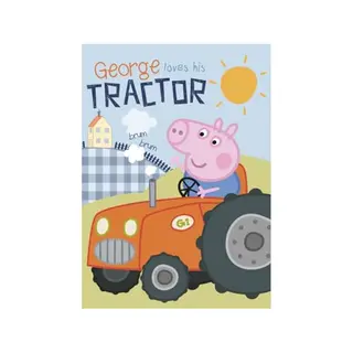 Peppa Pig Babydecke George & Traktor