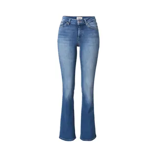 Only ONLBlush Life Mid Uitlopende Damesjeans, Blauw (Medium Blue Denim)