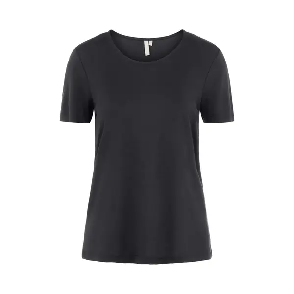 Pieces, Damen, Shirts, Einfarbiges Oberteil, Schwarz, (Xs) thumbnail