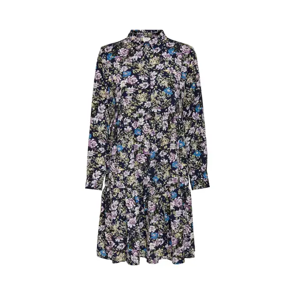 JdY, Damen, Kleider, Print Blusenkleid, Schwarz, (34) thumbnail