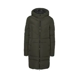 Noisy May Dalcon Long Jacket Winter Coat Olive