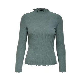 Only 15180040 Lange mouwen Elastaan, Polyester, Viscose