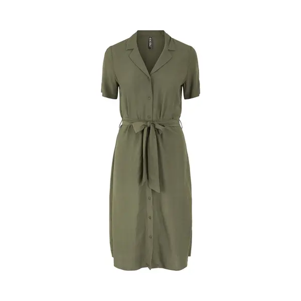 Pieces Pcolivia Ss Dress Noos Bc Dames Jurk - Maat M thumbnail
