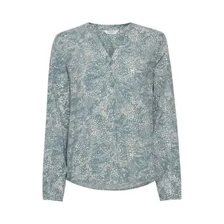 B.young, Damen, Blusen, Bymmjoella Vneck Shirt 2 20811208, Blau, (36)