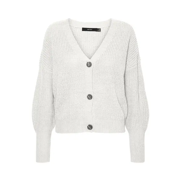 Vero Moda Strickjacke Vmlea Ls V-Neck Cuff Cardigan Noos Rippstrick thumbnail