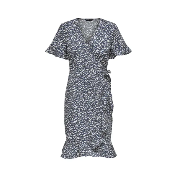 Only Onlolivia S/S Wrap Dress Wvn Noos thumbnail