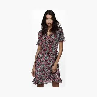 Only - Onlolivia S/S Wrap Dress Wvn Noos - Dames - Mini Jurken