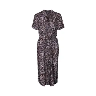 Vero Moda Vmvica S/S Shirt Dress Ga Aop Wvn Dames Jurk - Maat M