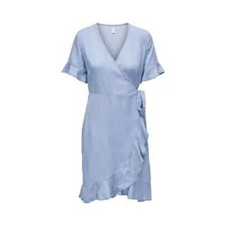 Only - Onlpema Olivia Life Ss Dnm Dress Qyt - Dames - Mini Jurken