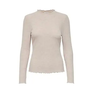 Only Shirt 'ONLEmma' Beige Gemêleerd