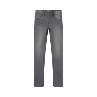 Name It Mädchen Nkfpolly Dnmtax Pant Noos Hose, Light Grey Denim, 140 Eu