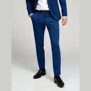 Performance Pants Herren Blau (Größe 33W/36L) - Stilvolle Herren Hosen Stretch - Chino Hose Stretch - Stilvolle Anzughose - Modische Praktische