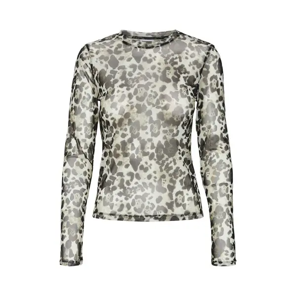 Noisy May Netzshirt Nmjudith L/S Mesh Top Bg Noos Transparent thumbnail