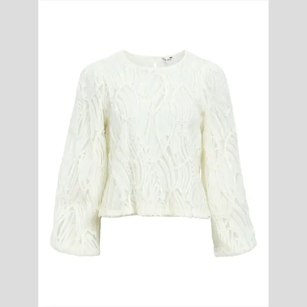 Object Blouse 'OBJLucie' Crème thumbnail