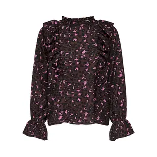 Only Blouse Onlrylee Life L/s Frill Top Ptm 15275599 Rose Violet Dames Maat - M