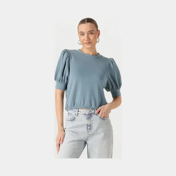 Minus Livana T-shirt Tops & T-shirts Dames - Shirt - Lichtblauw - Maat Xxl thumbnail