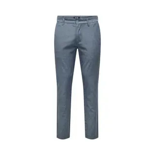Only & Sons Chino 'Mark' Duifblauw