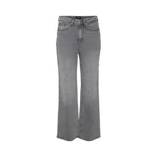 Vero Moda Damen Vmtessa Hr Wide Jeans RA206 Ga Noos Hose, Medium Grey Denim, 33W / 34L