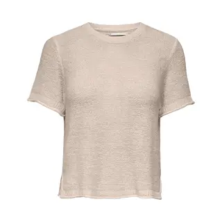 Only Damen Onlsunny S/S Nca Knt Pullover 15254282, Pumice Stone, M