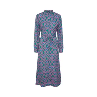 Pieces Pcashley Ls Midi Shirt Dress D2D Dames - Maat Xs