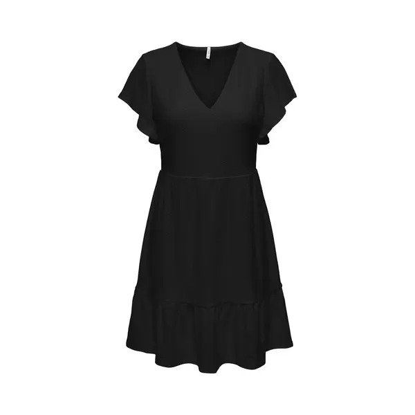 Only Onlsandra S/S V-Neck Dress Jrs Dames Jurk - Maat S thumbnail
