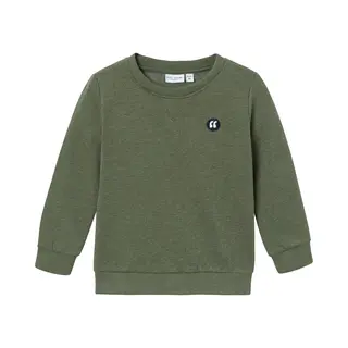 Name It Jungen Nmmvimo Ls Bru Noos Sweatshirt, Rifle Green, 98 Eu