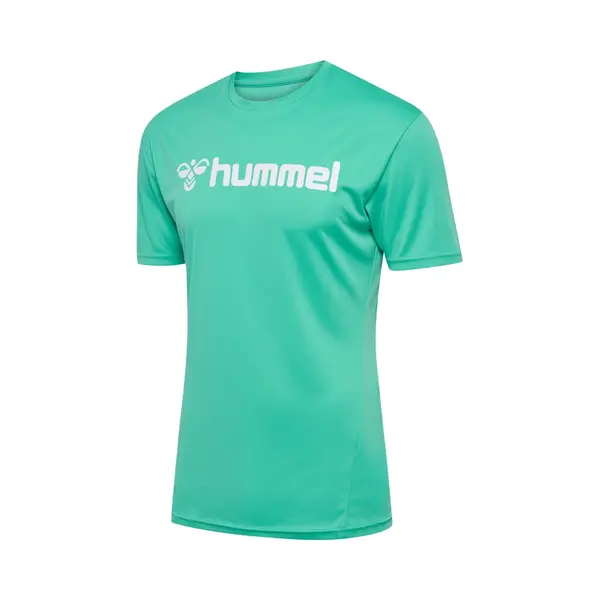Hummel Functioneel Shirt Jade Groen / Wit thumbnail
