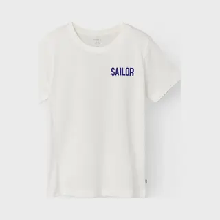 Name It T-shirt Jongens - Ecru - NKMfaliksen - Maat 122/128