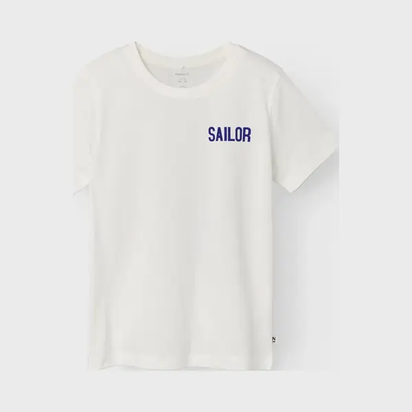 Name It T-shirt Jongens - Ecru - NKMfaliksen - Maat 122/128 thumbnail