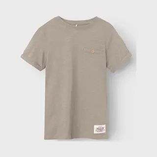 Name It Shirt 'NKMVincent' Donkerbeige