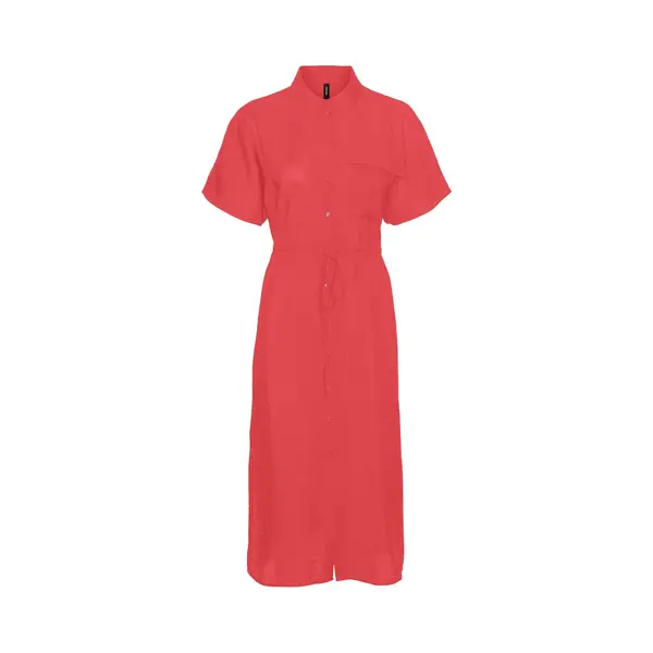 Vero Moda Vmiris S/S Shirt Calf Dress Wvn Ga thumbnail