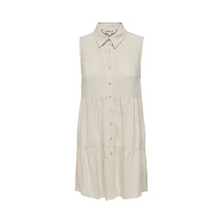 Only - Onlsiesta S/L Linen Bl Shirt Dress Pnt - Meisjes - Mini Jurken