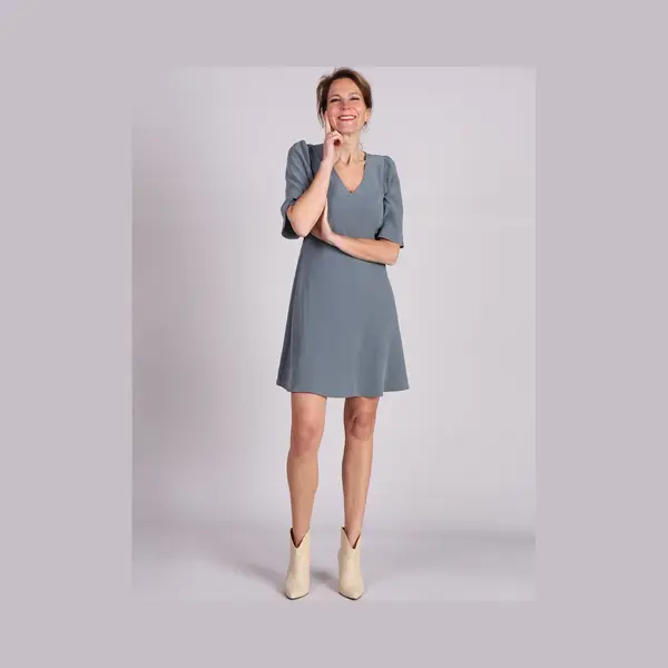 MbyM Melika-M Jurk Midi Grijs thumbnail