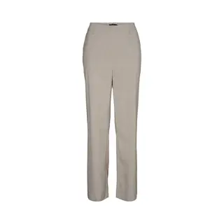Vero Moda Broek Vmmaya Goody Mw Straight Pant Noos 10320534 Silver Mink/melange Dames Maat - W32 X L34