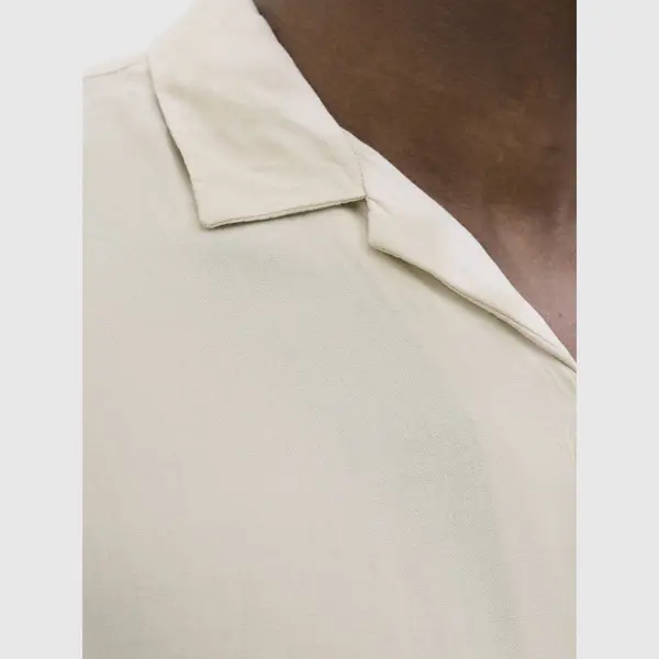 Jack & Jones Jack&Jones - Jjejeff Solid Resort Shirt S/S Sn - Heren - Overhemden thumbnail