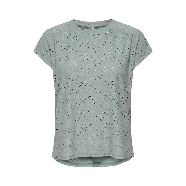 Only Kurzarmshirt "Onlsmilla Life S/S Top Jrs Noos" Regular Fit, Modisch, Single Jersey, Materialmix, Rundhals thumbnail