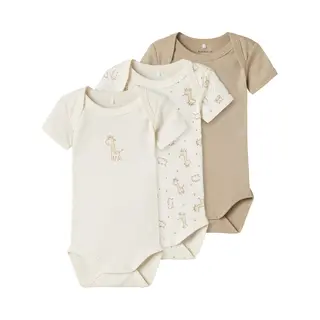 Name It Nbnbody 3P Ss Jet Stream Giraffe Noos Unisex Body - Jet Stream