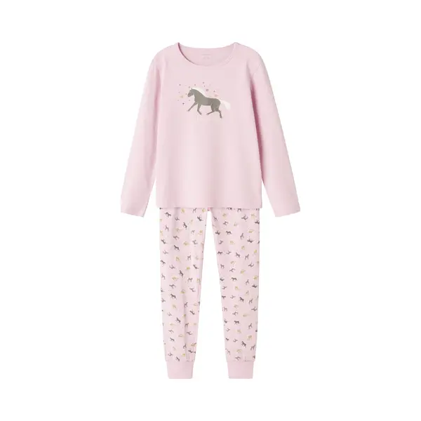 Name It Nachtkledij Grijs / Mauve / Rosa / Wit thumbnail