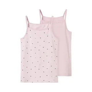 Name It Mädchen Nkfstrap Top 2P Winsome Hearts Noos, Winsome Orchid, Numeric 146 Eu