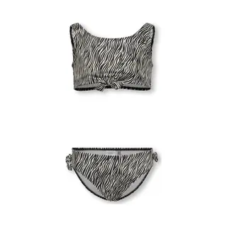 Only Girls Bikini 'Kogbeach' Zwart / Wit