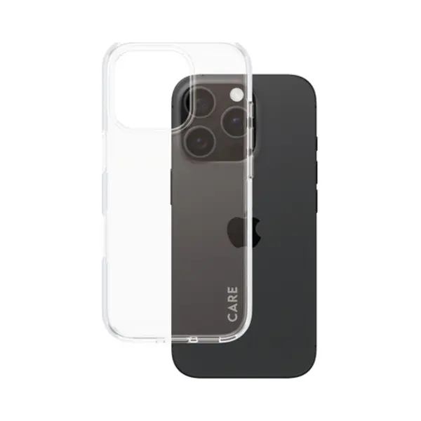 PanzerGlass Care by ® Flagship Case Transparent Urban Combat m. Klarer Rahmen iPhone 16 Pro thumbnail
