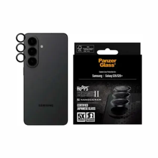 PanzerGlass ® Hoops® Ceramic Ii Kameraschutz Samsung Galaxy S26 | S26+ thumbnail