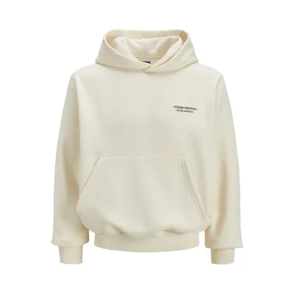 Jack & Jones Herren Hoodie Kapuzenpullover Jorislington Back Sweat Hood- Relaxed Fit thumbnail
