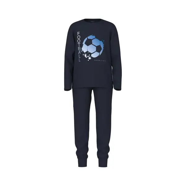 Name It Nkmnightset Dark Sapphire Football Noos Jongens Pyjama - Maat 86/92 thumbnail