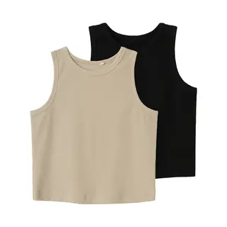 Name It Top 'Nkfnakal' Donkerbeige / Zwart