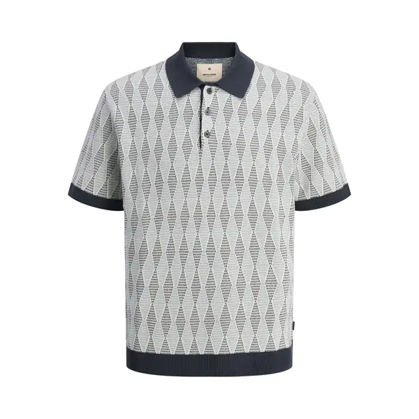 Jack & Jones Shirt Navy / Wit thumbnail