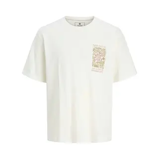 Jack & Jones T-shirt Jprblumax Ss Tee 12277775 Cloud Dancer Mannen Maat - Xxl
