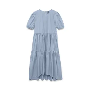 Vero Moda - Vmjarlotte 2/4 O-Neck Calf Dress Wvn - Dames - Maxi Jurken